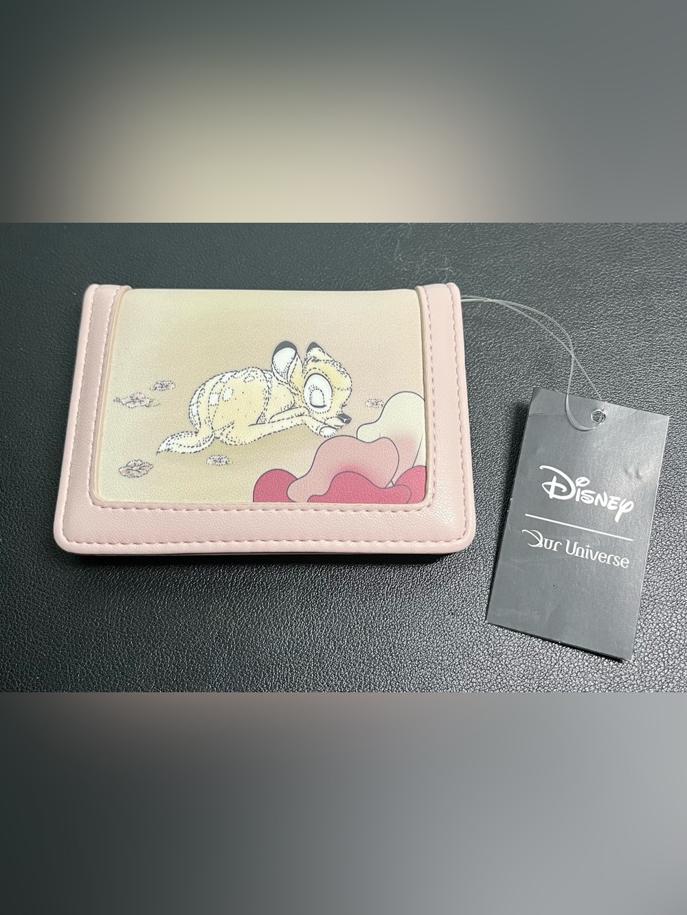 Disney Pink Bambi Foldover Card Wallet